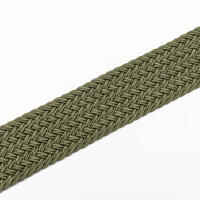 Golf stretchy braided belt - khaki