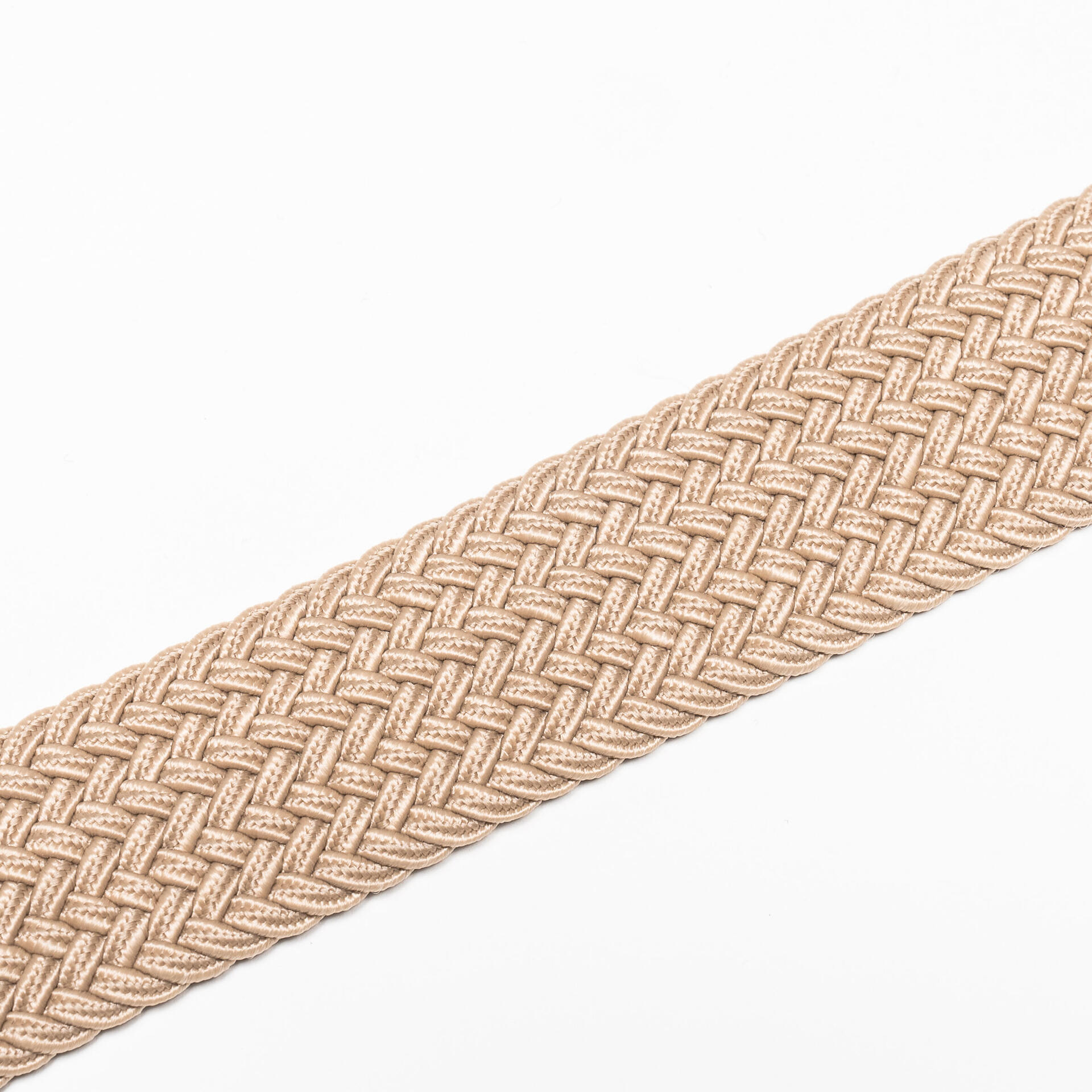 Cloth Braid Belt in Beige