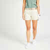 Women's golf cotton chino shorts - MW500 linen