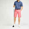 Men's Golf Chino Shorts - MW500 Pink