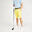 Pantalón corto chino de golf hombre - MW500 amarillo