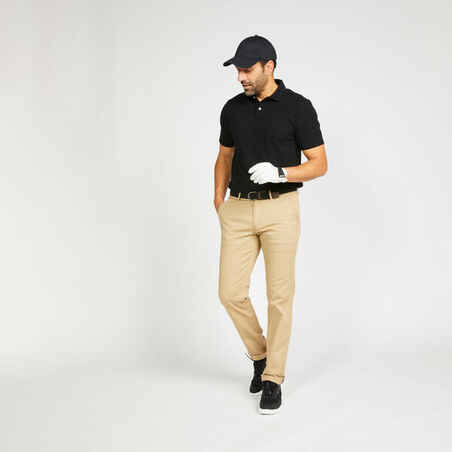 Polo de golf manga corta Hombre - MW500 negro