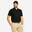 男款高爾夫短袖 Polo 衫 MW100－黑色