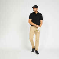 Polo golf de manga corta hombre - MW100 negro