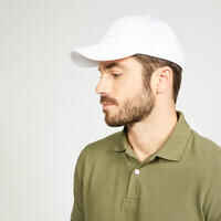 Men’s golf cotton short-sleeved polo shirt - MW500 Khaki