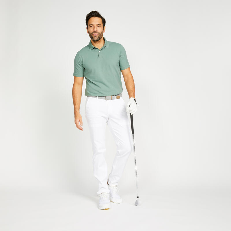 Pánské golfové kalhoty MW500 bílé