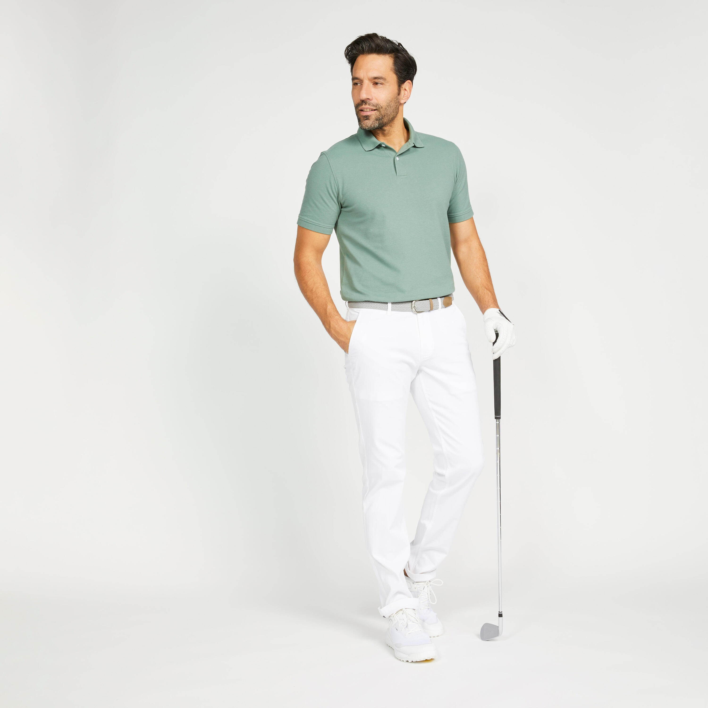 Polo golf uomo MW 500 verde 46/48