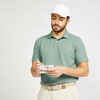 Polo de golf en coton manches courtes Homme - MW500 vert