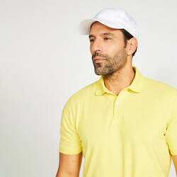 Men's golf cotton short-sleeved polo shirt - MW500 Yellow