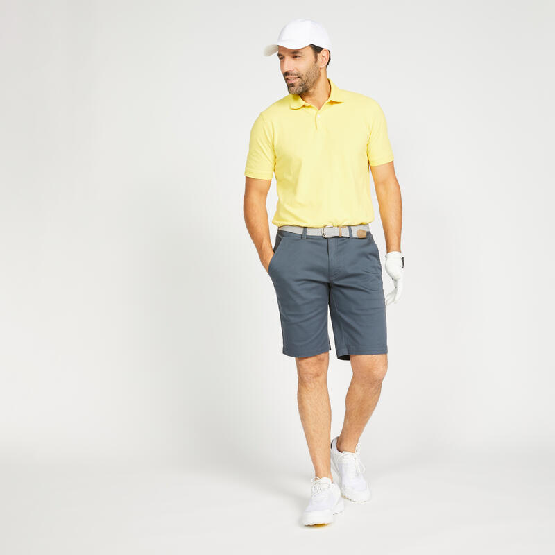 Polo de golf manches courtes Homme - MW500 jaune