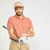 Herren Golf Poloshirt kurzarm - MW500 terracotta 