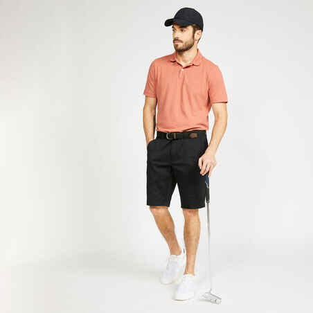 Men's Golf Chino Shorts - MW500 Black