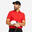 Polo de golf manga corta hombre MW500 Rojo