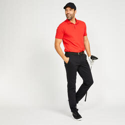 Polo de golf manches courtes Homme - MW500 rouge