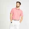 Polo de golf en coton manches courtes Homme - MW500 rose