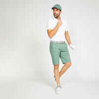 Men’s golf cotton short-sleeved polo shirt - MW500 White