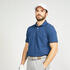 Men's golf short-sleeved polo shirt MW500 blue
