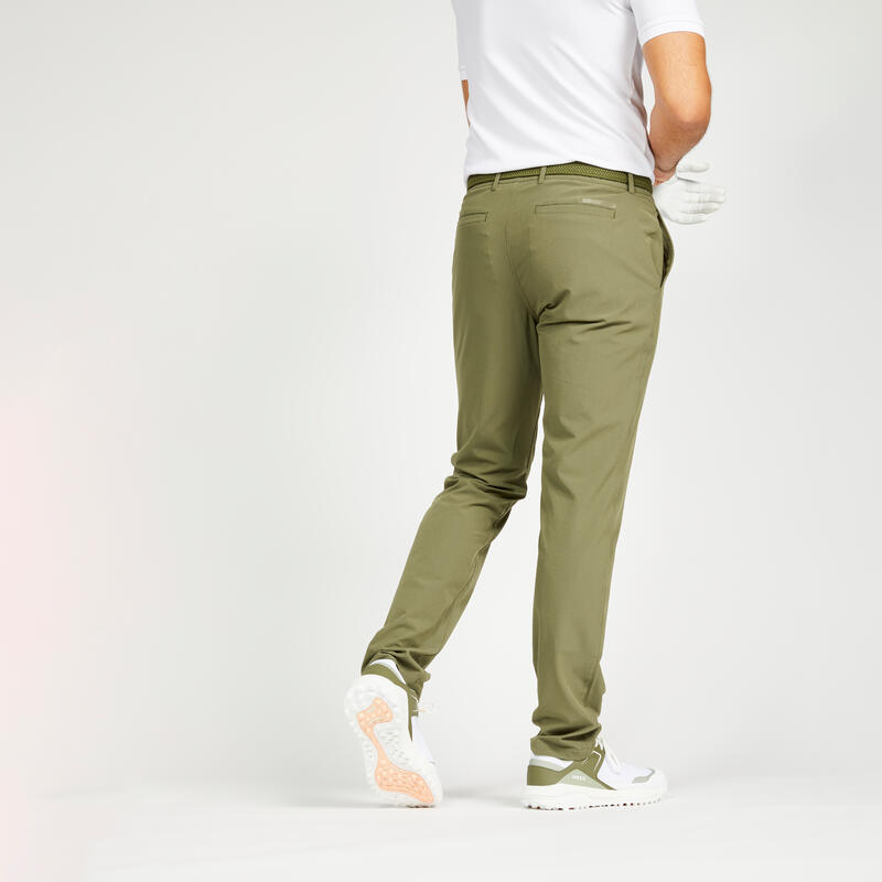 Pánské golfové kalhoty WW500 khaki