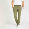 Men's golf trousers - WW 500 khaki