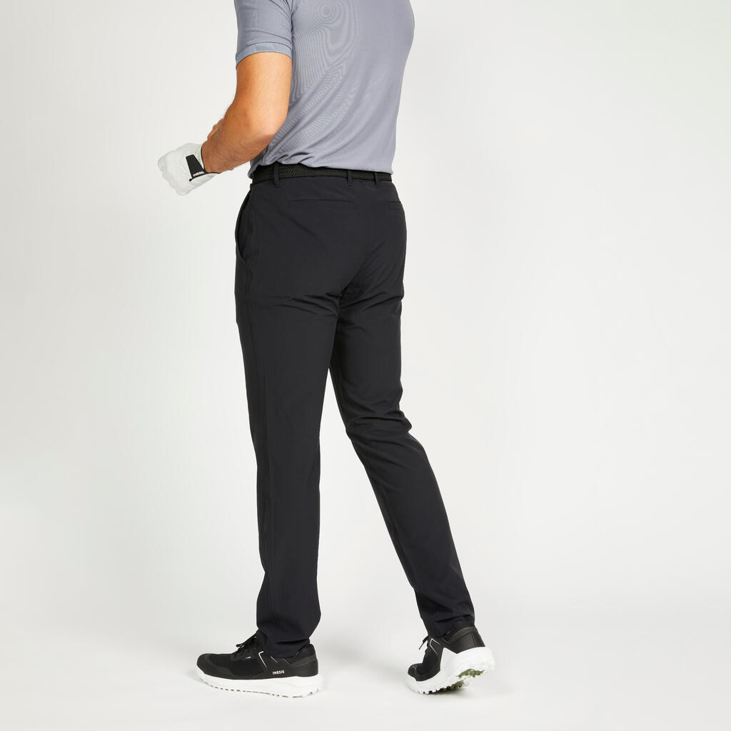 Men's golf trousers - WW 500 dark sand