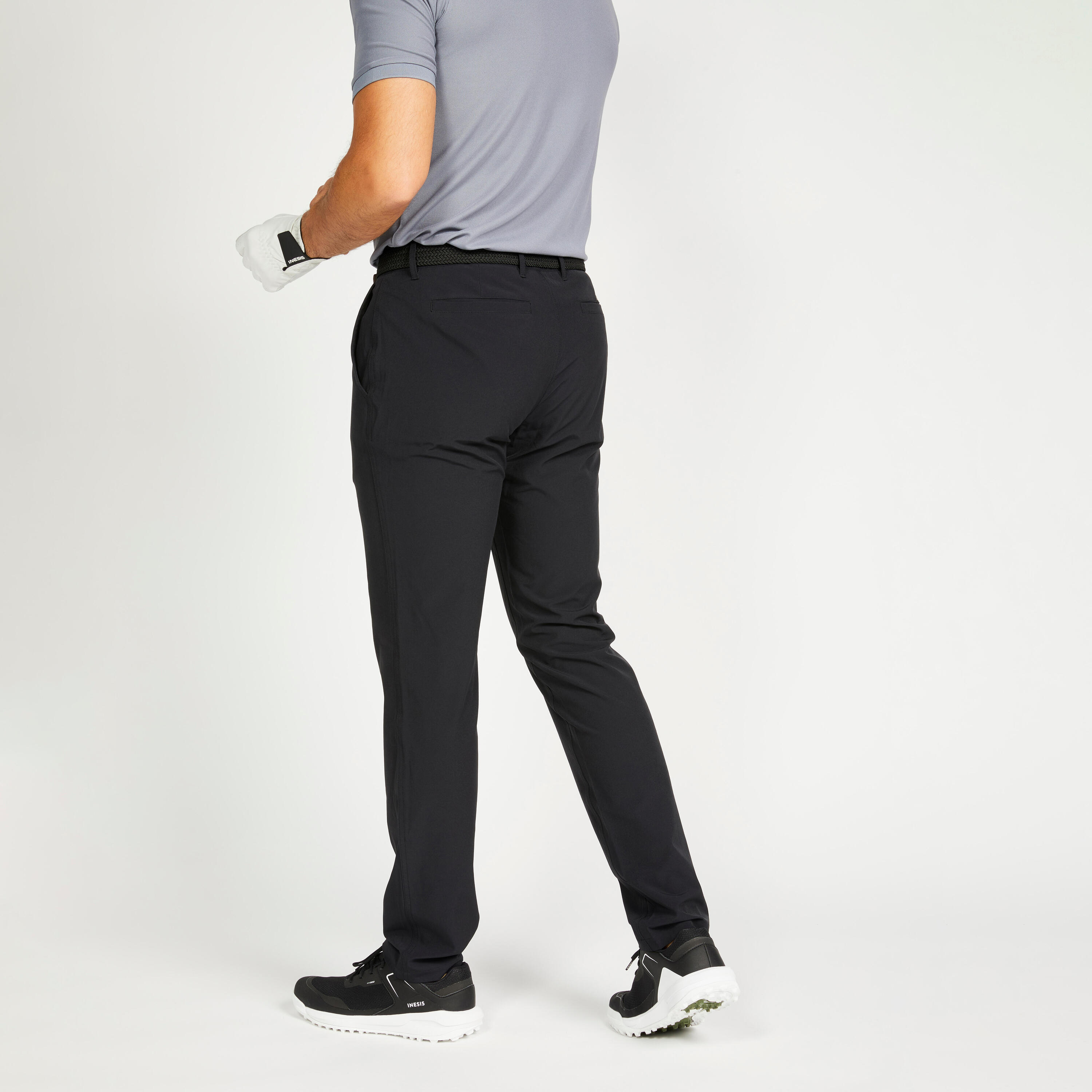 Men's golf trousers - WW 500 black 2/4