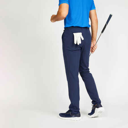 Men's Golf Trousers - WW 500 Navy Blue