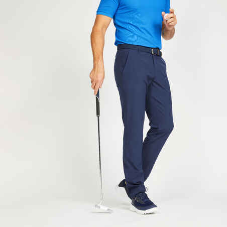 Pantalón de golf azul marino para hombre WW500