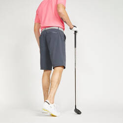 Men's golf shorts - WW500 dark grey