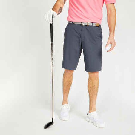 Kratke hlače za golf WW500 muške tamnosive