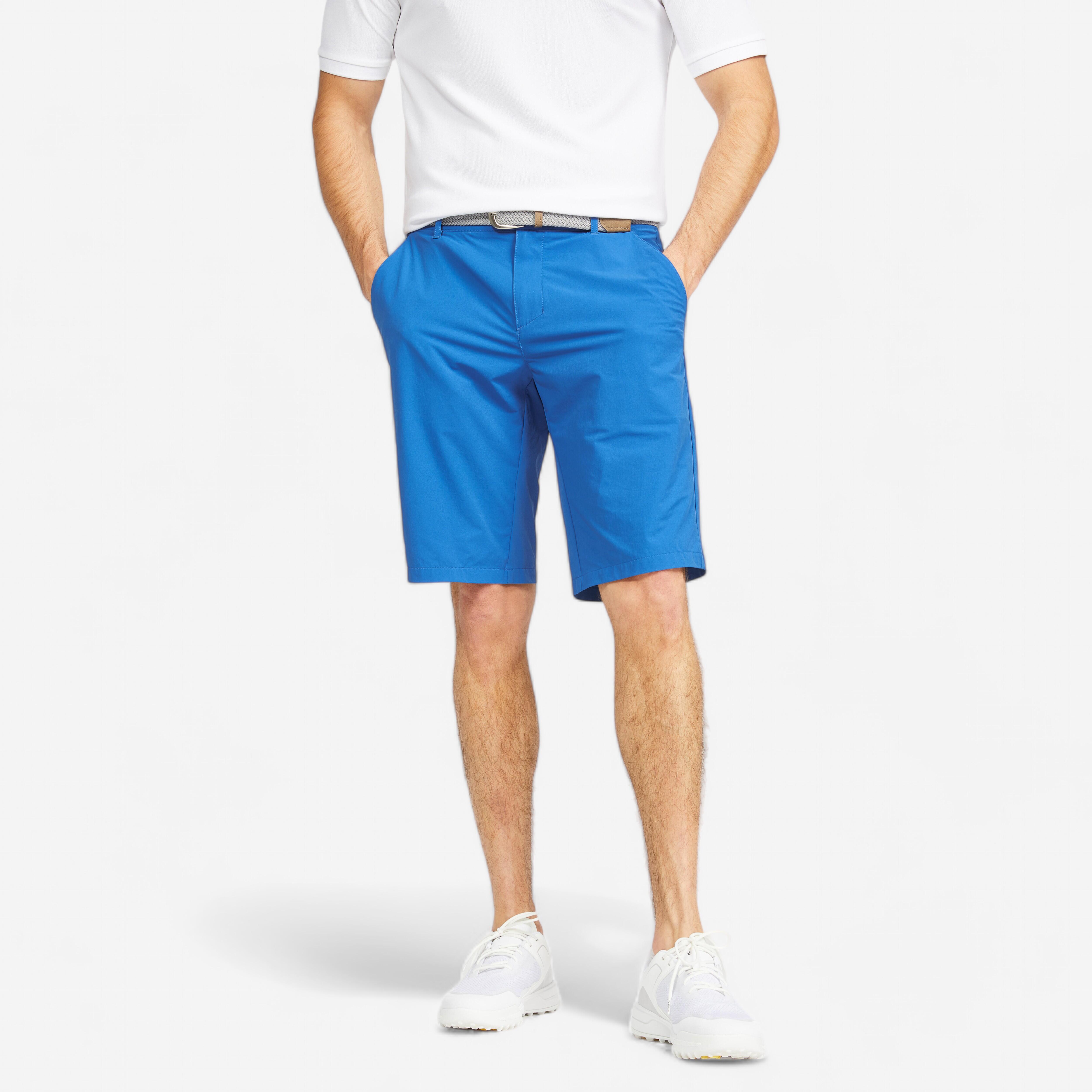 Bermude Golf WW500 albastru Bărbați Albastru