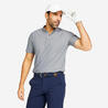 เสื้อโปโลแขนสั้นใส่เล่นกอล์ฟสำหรับผู้ชายรุ่น WW900 (สีเทา)