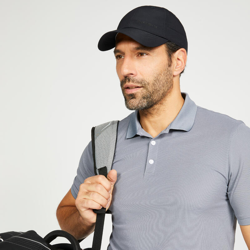 MEN'S GOLF SHORT-SLEEVED POLO SHIRT - WW500 GREY