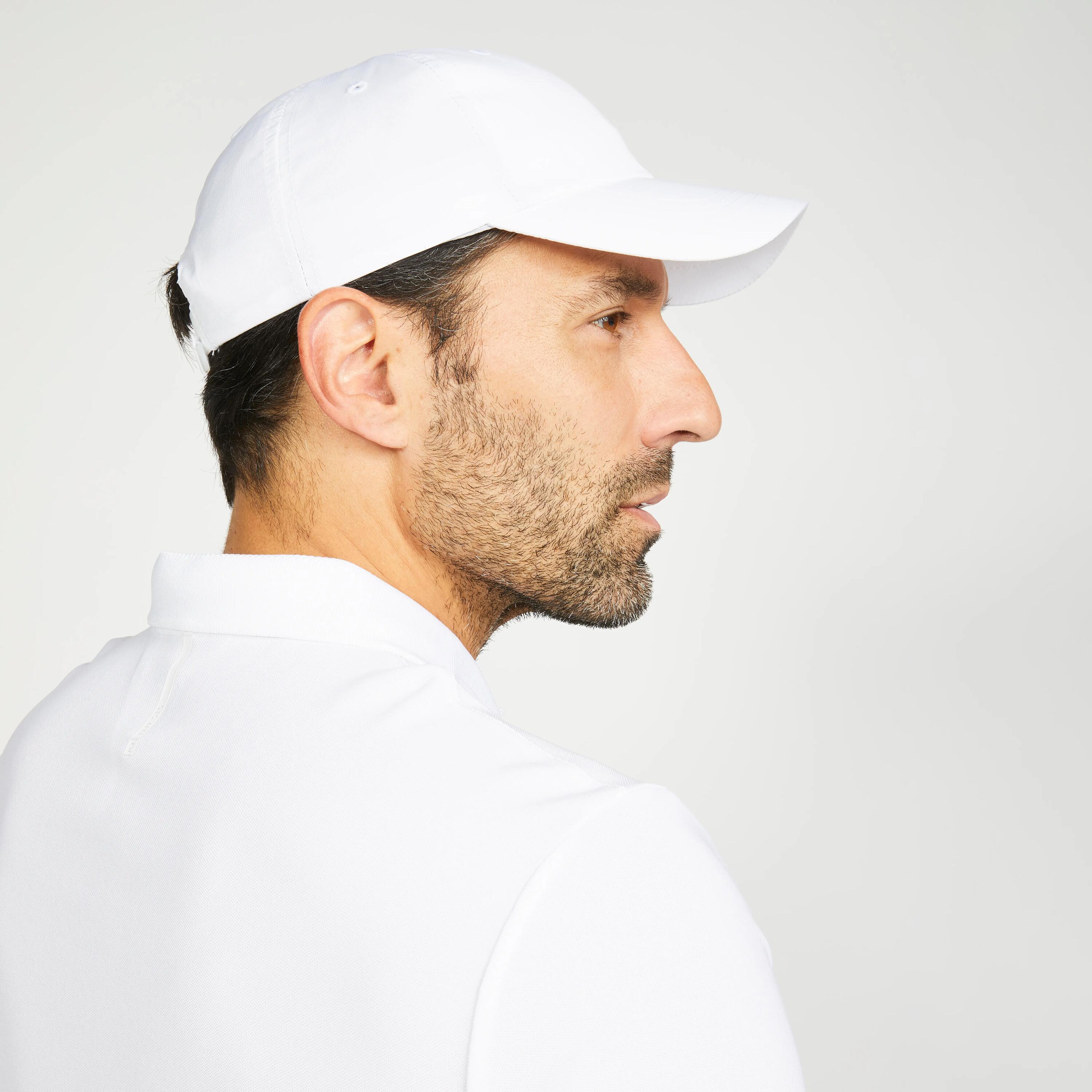 Camiseta Polo manga corta golf hombre - WW500 blanco 4/6