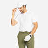 Pánska golfová polokošeľa s krátkym rukávom WW500 biela