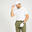 Polo de Golf WW500 Mangas Curtas Homem Branco