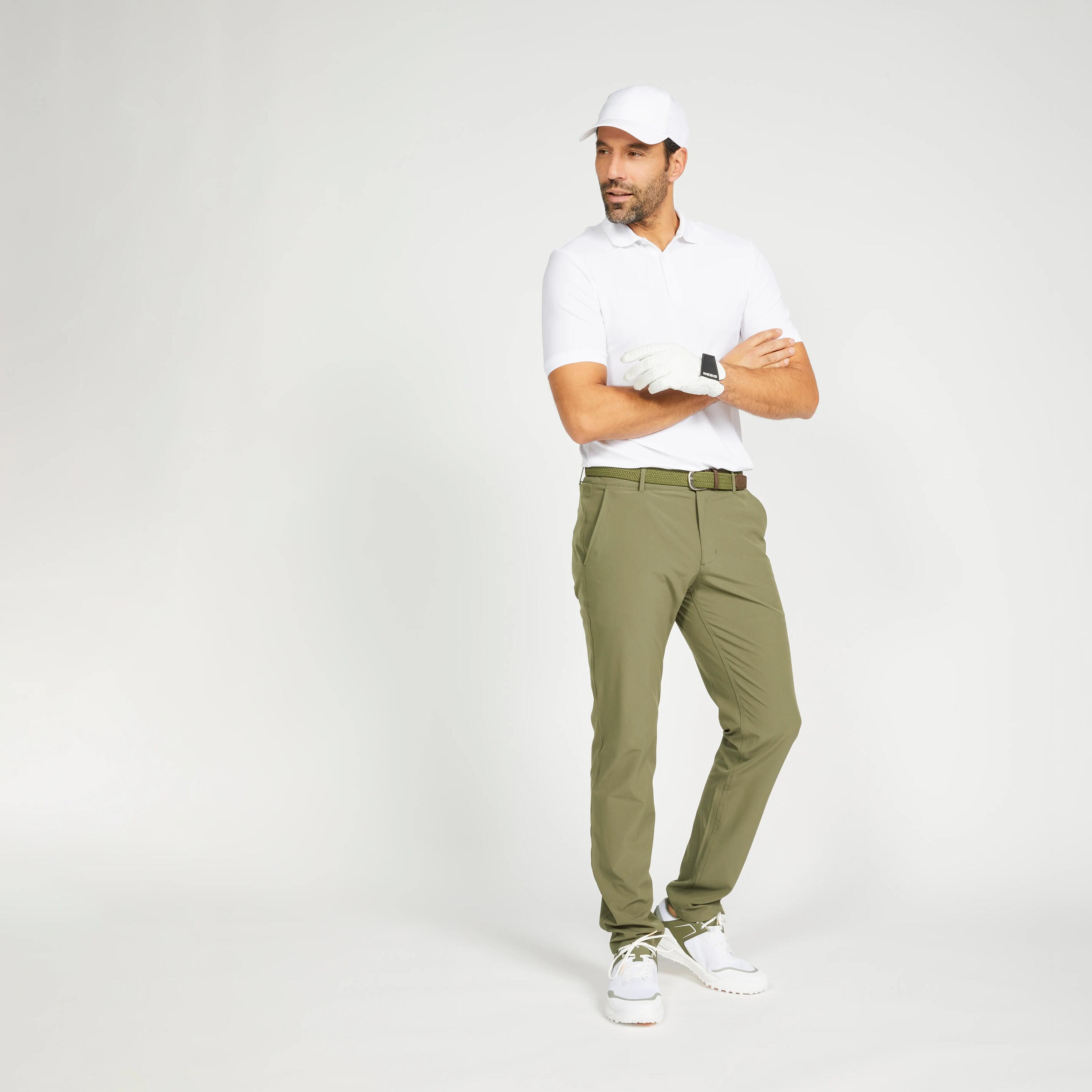 Camiseta Polo manga corta golf hombre - WW500 blanco 2/6