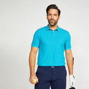 Men Golf Polo Tshirt 500 Turquoise