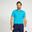 Men's golf short sleeve polo shirt - WW500 turquoise