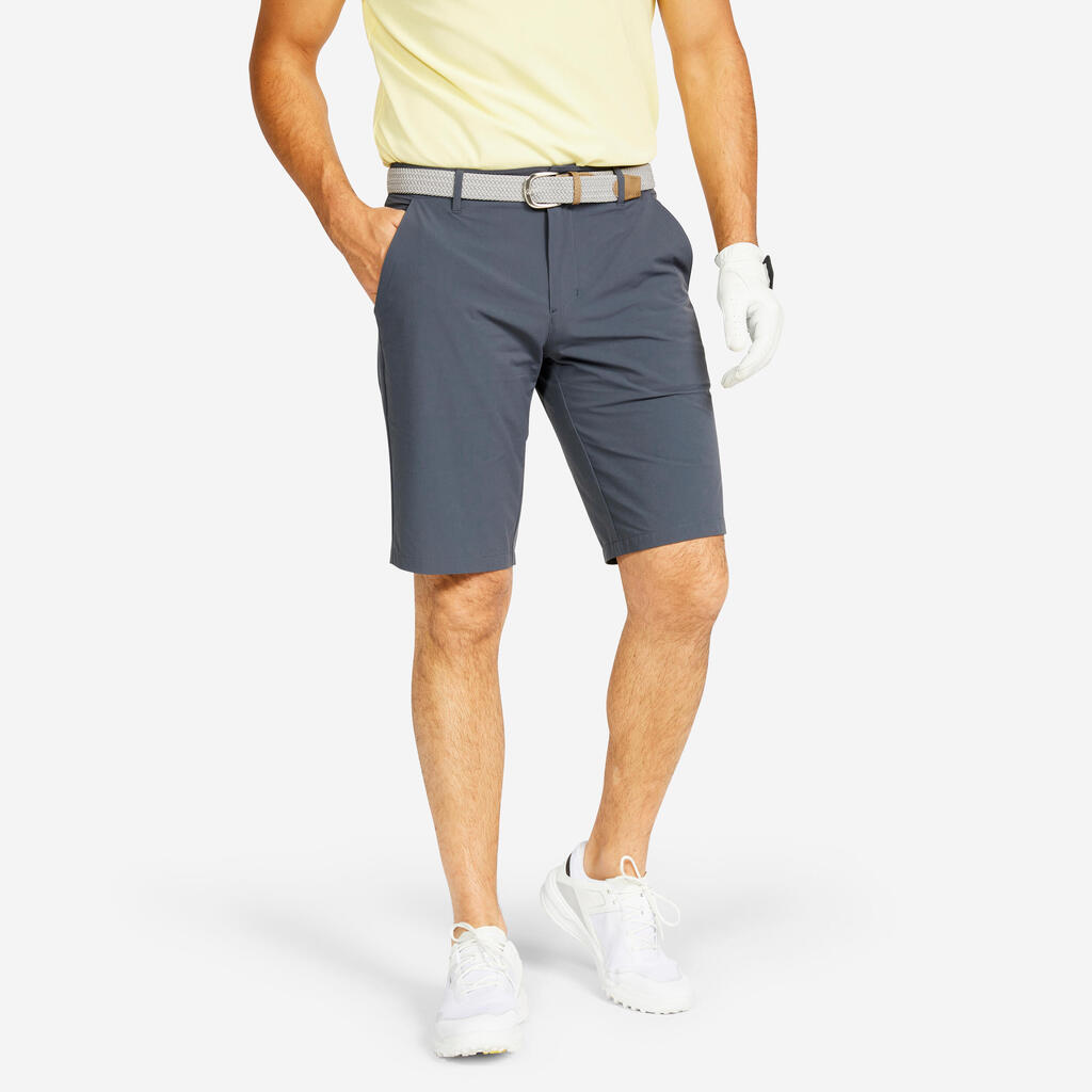 Shorts de golf Hombre - WW500 gris oscuro