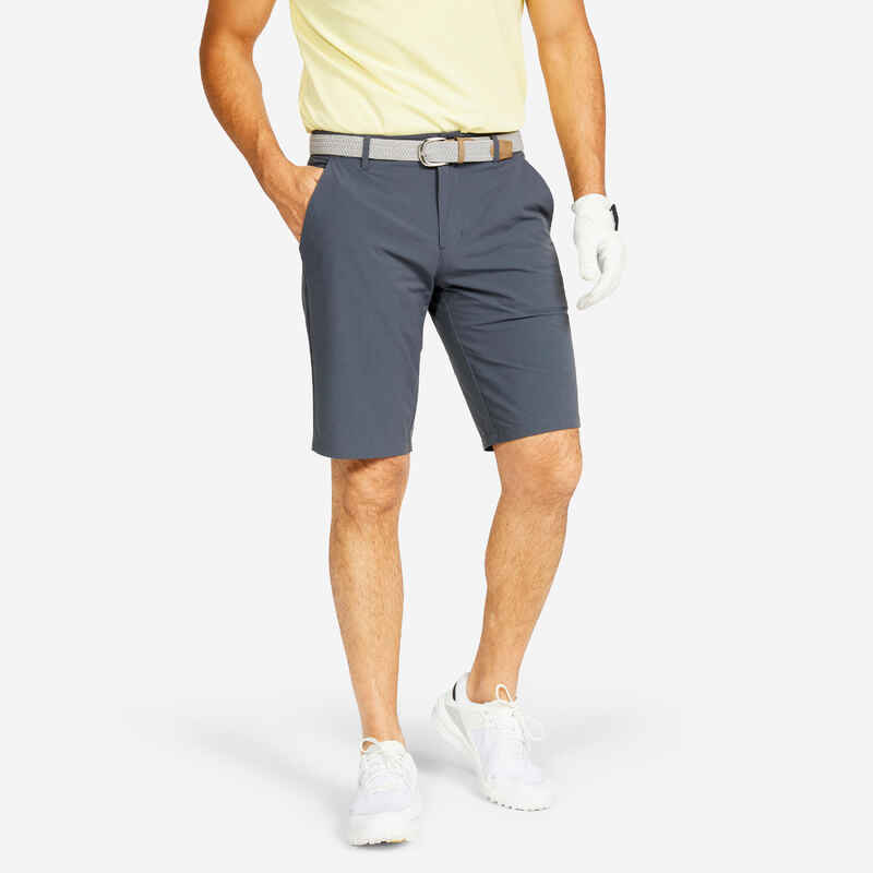 Pantalón corto de golf Hombre - WW500 gris oscuro