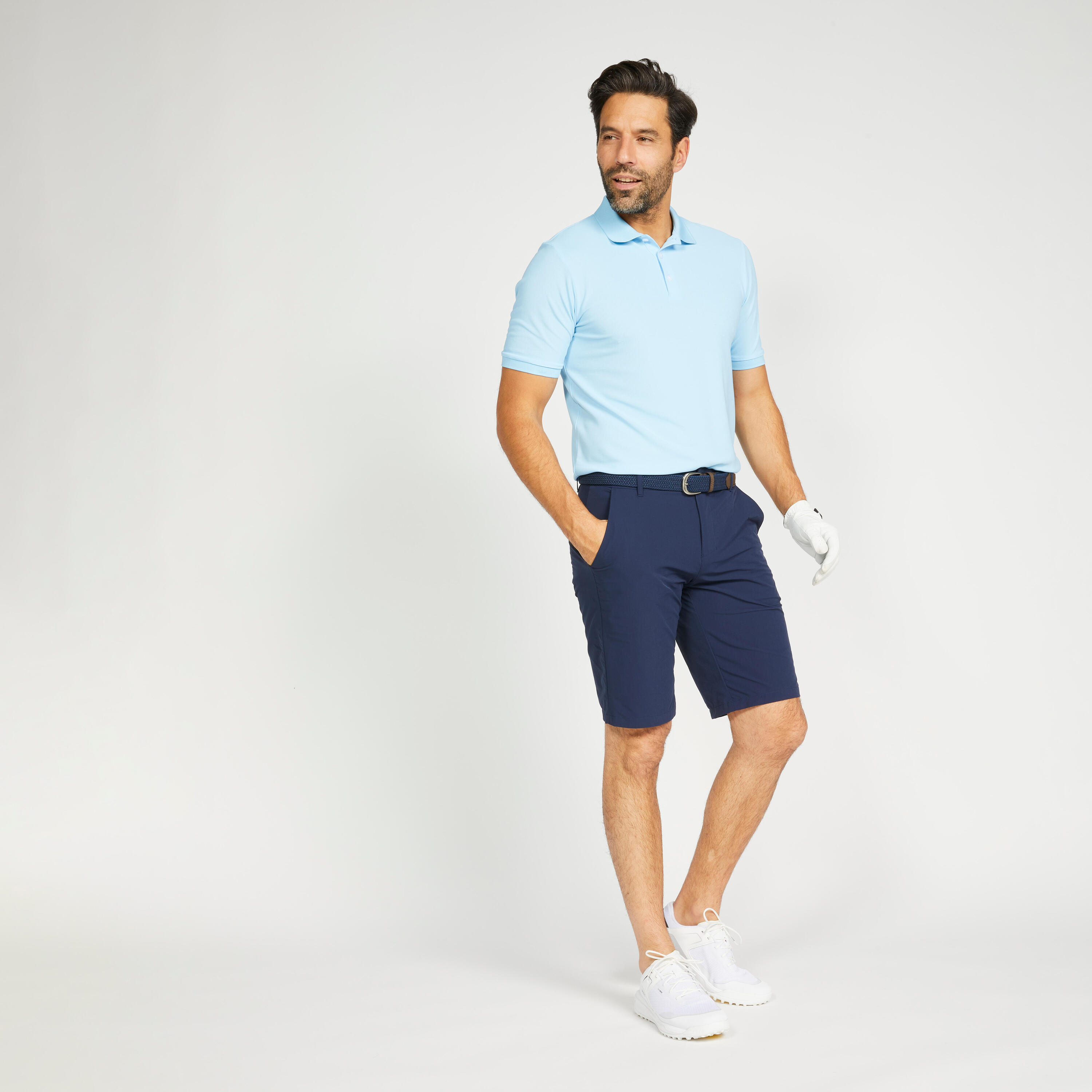 Pánské golfové polo s krátkým rukávem WW500 3/6