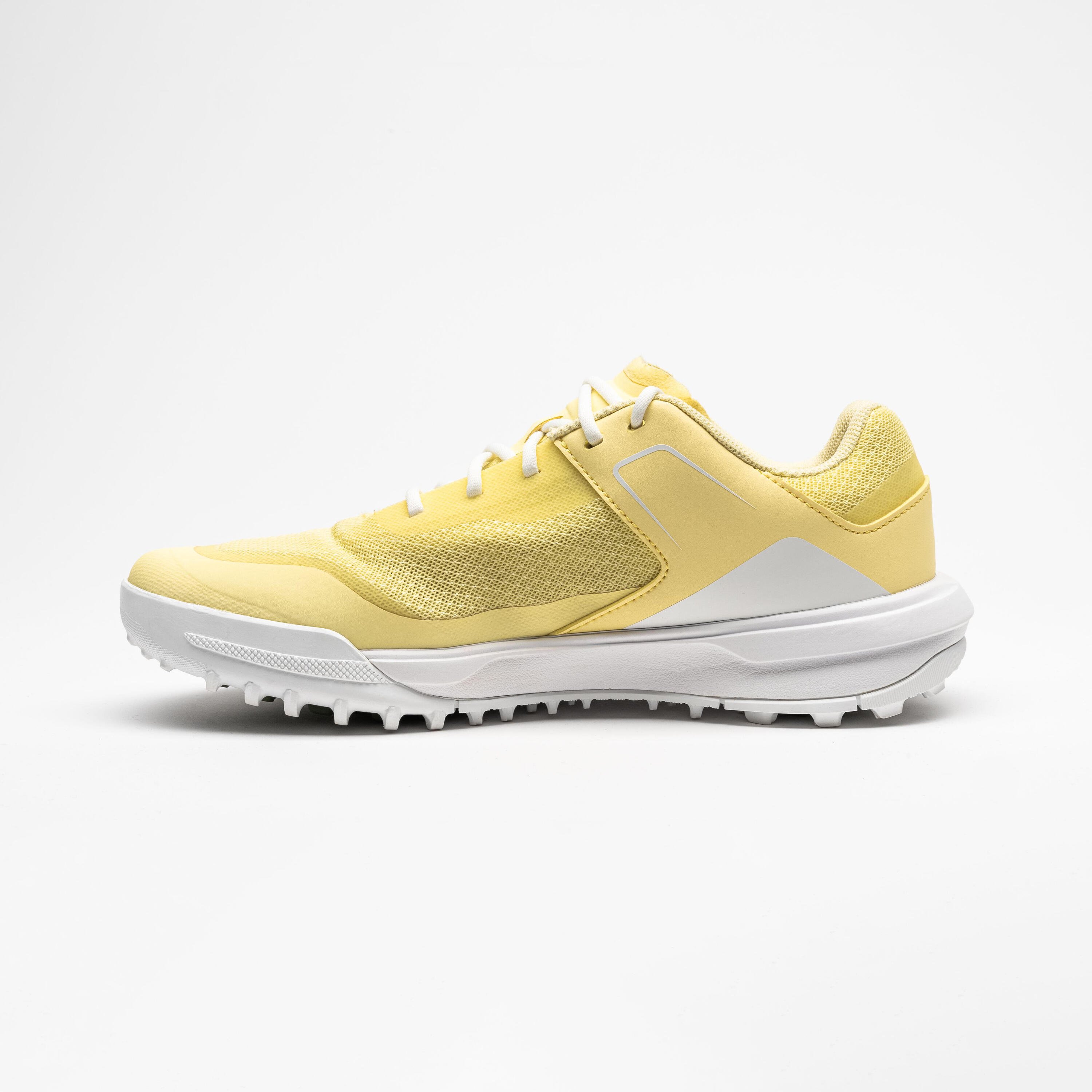 Women's Breathable Golf Shoes - WW 500 Yellow 2/6