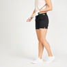 Women’s golf cotton chino shorts, MW500 black