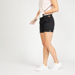 Pantalón corto chino de golf Mujer - MW500 negro
