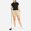 Women's golf shorts MW500 beige