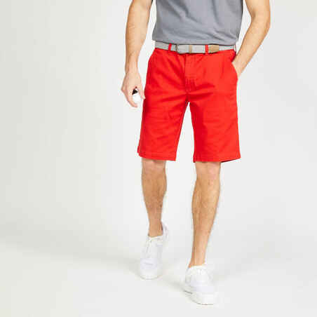 Rdeče moške kratke hlače za golf MW500