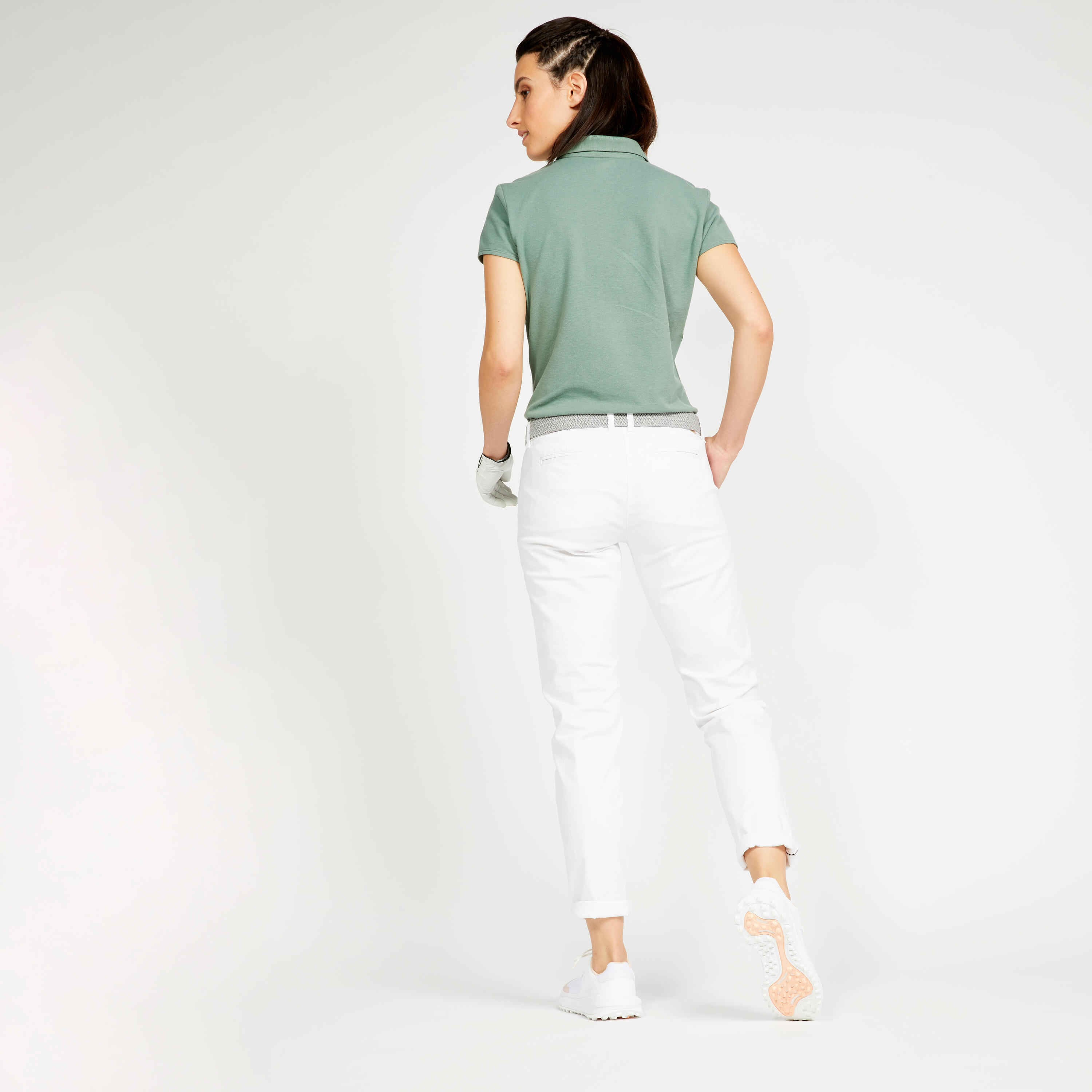 Pantalón golf mujer - MW500 blanco 3/7