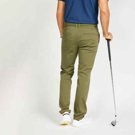 MEN'S GOLF TROUSERS - MW500 KHAKI