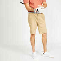 Pantalón corto chino golf Hombre - MW500 beis