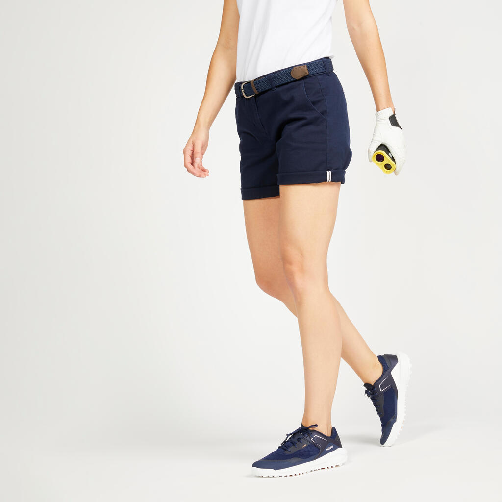 W cotton golf chino shorts, MW500 brown
